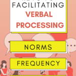 Infographic about verbal processing