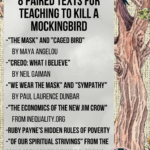Bucolic image of a tree with a mockingbird to present 8 paired texts for teaching To Kill a Mockingbird