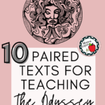 Illustration of Medusa icon under text that reads: 9 Paired Texts for Teaching The Odyssey