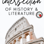 The Coliseum appears under block text that reads: At the Intersection of Historical Context and Literature #mooreenglish @moore-english.com