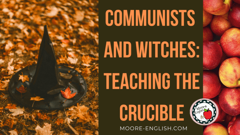 Teaching The Crucible @moore-english.com #moore-english