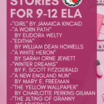 List of 8 short stories for 9-12 ELA