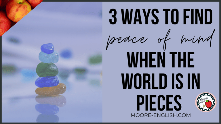 3 Ways to Find Peace of Mind When the World is in Pieces Meditation Image