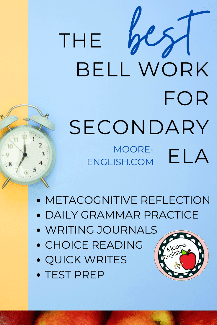 The Best Bell Work for Secondary English / Moore English