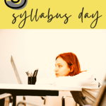 Bored student sits in front of a laptop under text that reads: 3 Alternatives to the Traditional Syllabus Day