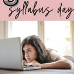 Bored student sits in front of a laptop under text that reads: 3 Alternatives to the Traditional Syllabus Day