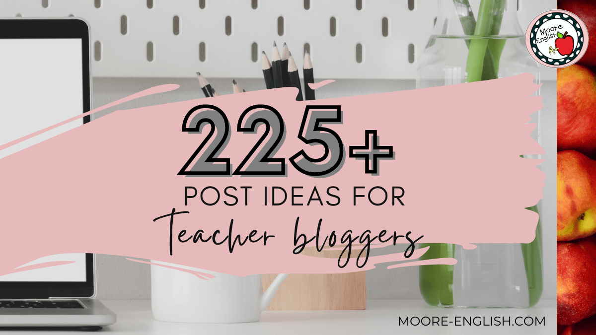 Find blog posts for teaching ideas shared for free