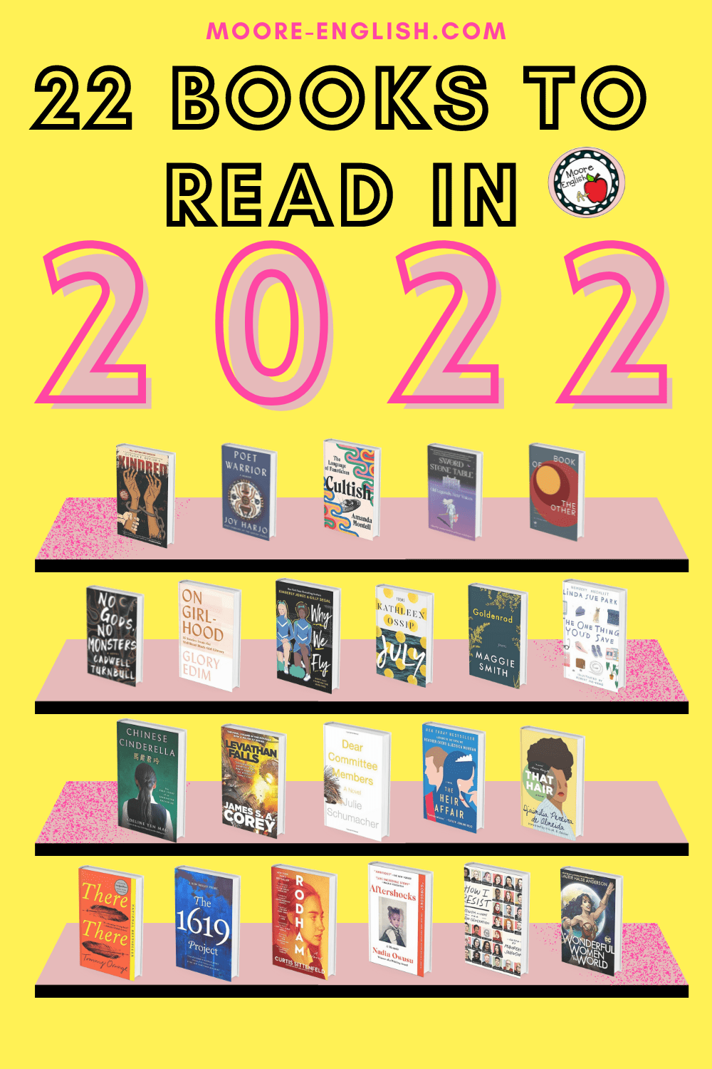 22 Exciting and Enlightening Books to Read in 2022 / Moore English