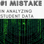 Green data scrawls over a black background, which appears under text that reads: Are You Making These Mistakes in Data Analysis?