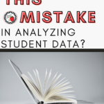 An open book rests atop an open laptop under text that reads: Are You Making These Mistakes in Data Analysis?