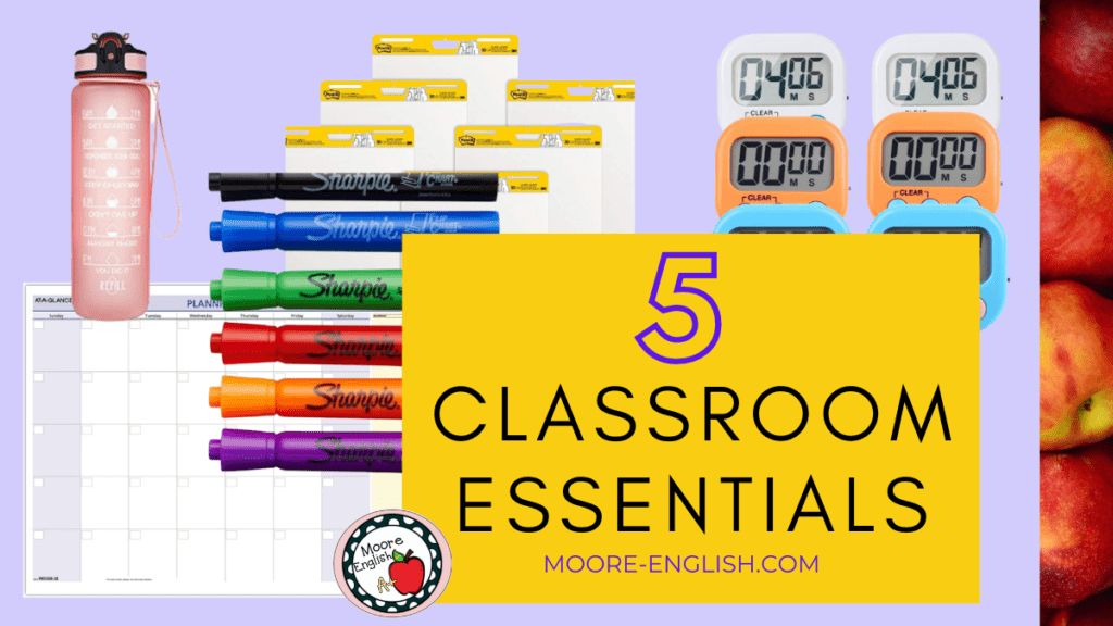 5 Classroom Supplies that Make Teaching a Little Easier / Moore English