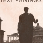 The silhouette of Julius Caesar looms over Rome and appears under text that reads: 4 Surprising and Unexpected Text Pairings for Teaching Julius Caesar