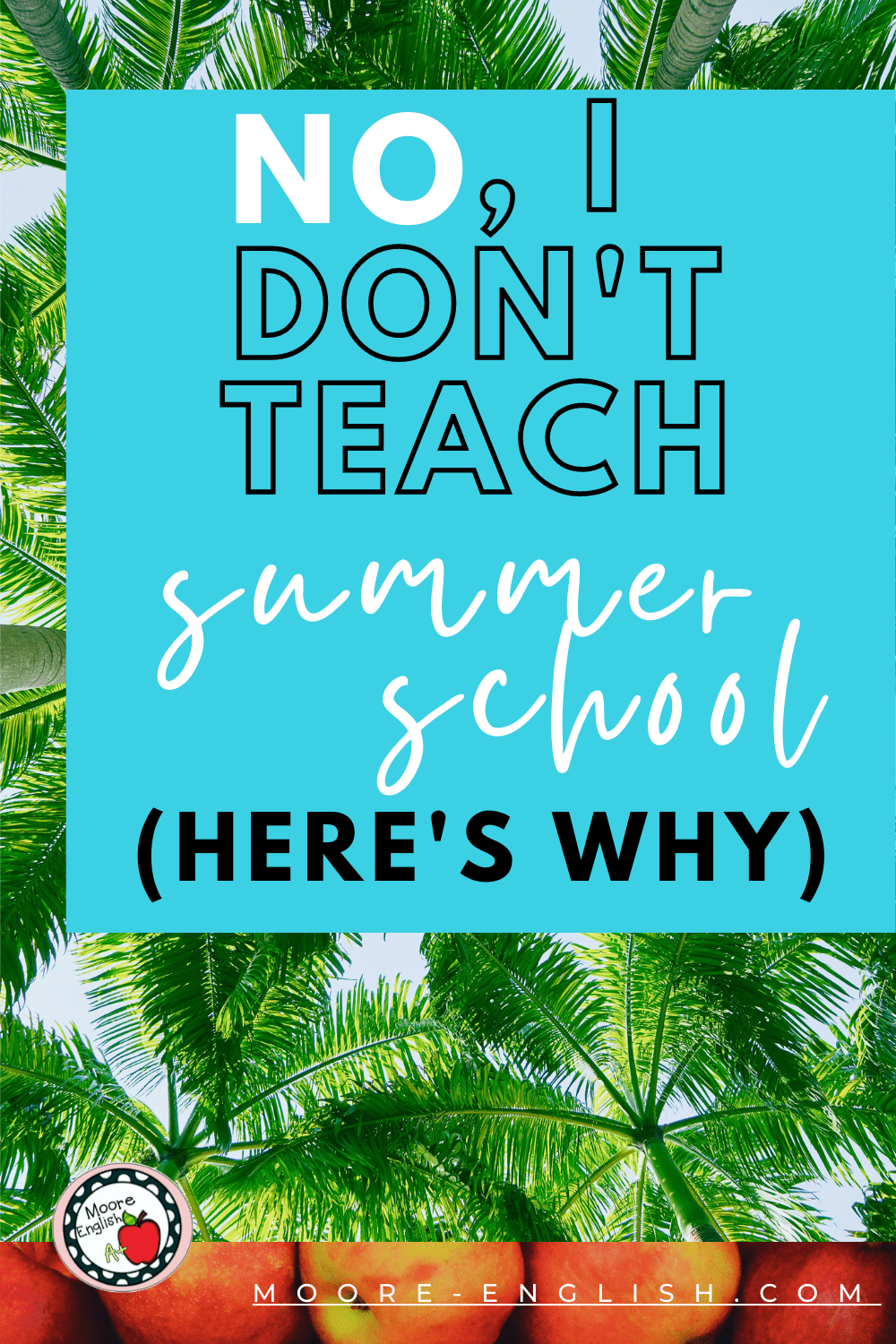 Why I Don t Teach Summer School Moore English why-i-don-t-teach-summer-school-moore-english