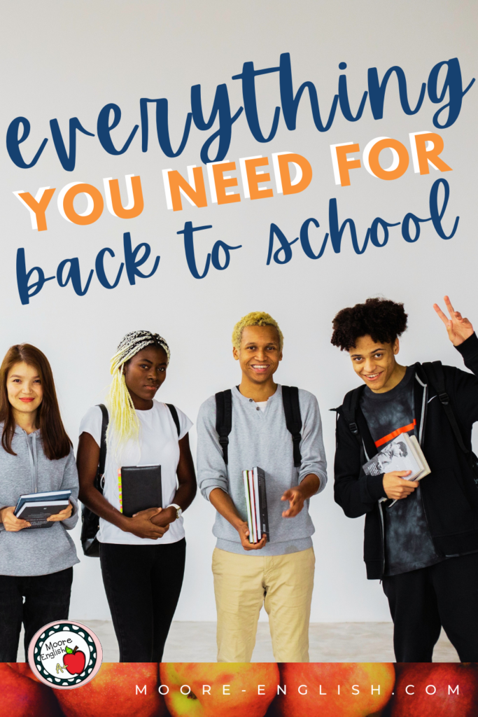 A diverse group of young people are ready for school and appear under text that reads: Everything You Need to Prepare for Back to School