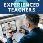 A teacher talks to a student on a Zoom call. This image appears under text that reads: 8 Secrets Of Experienced Teachers