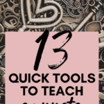 Brass keys with heart-shaped tops appear under text that reads: 13 Quick Tools for Teaching Sonnets in High School ELA