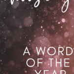 Sparkles appear under text that reads: My Word of the Year: Protect