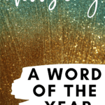 Sparkles appear under text that reads: My Word of the Year: Protect