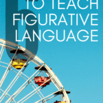 A picture of a carnival ride appears under text that reads: 6 Fun, Easy Tools for Teaching Figurative Language