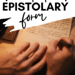 A pen and writing appear under text that reads: How to Teach Epistolary Form in High School ELA