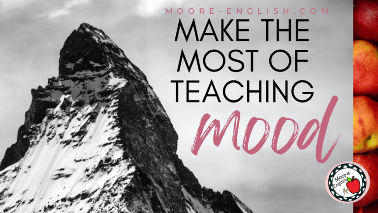 A snowy mountain appears beside text that reads: How to Make the Most of Teaching Mood