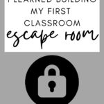 An illustration of a lock appears next to text that reads: Surprising Lessons from Building My First Escape Room