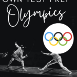 Fencers appear under text that reads: How to Create an Engaging Test Prep Olympics