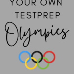 An illustration of the Olympic rings appears under text that reads: How to Create an Engaging Test Prep Olympics