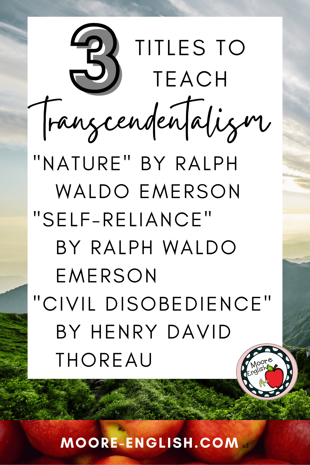 good essay titles for transcendentalism