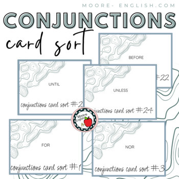 Subordinating + Coordinating Conjunctions - BUNDLE