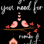 An illustration of lovebirds appears under text that reads: How to Engage Students in Romeo and Juliet
