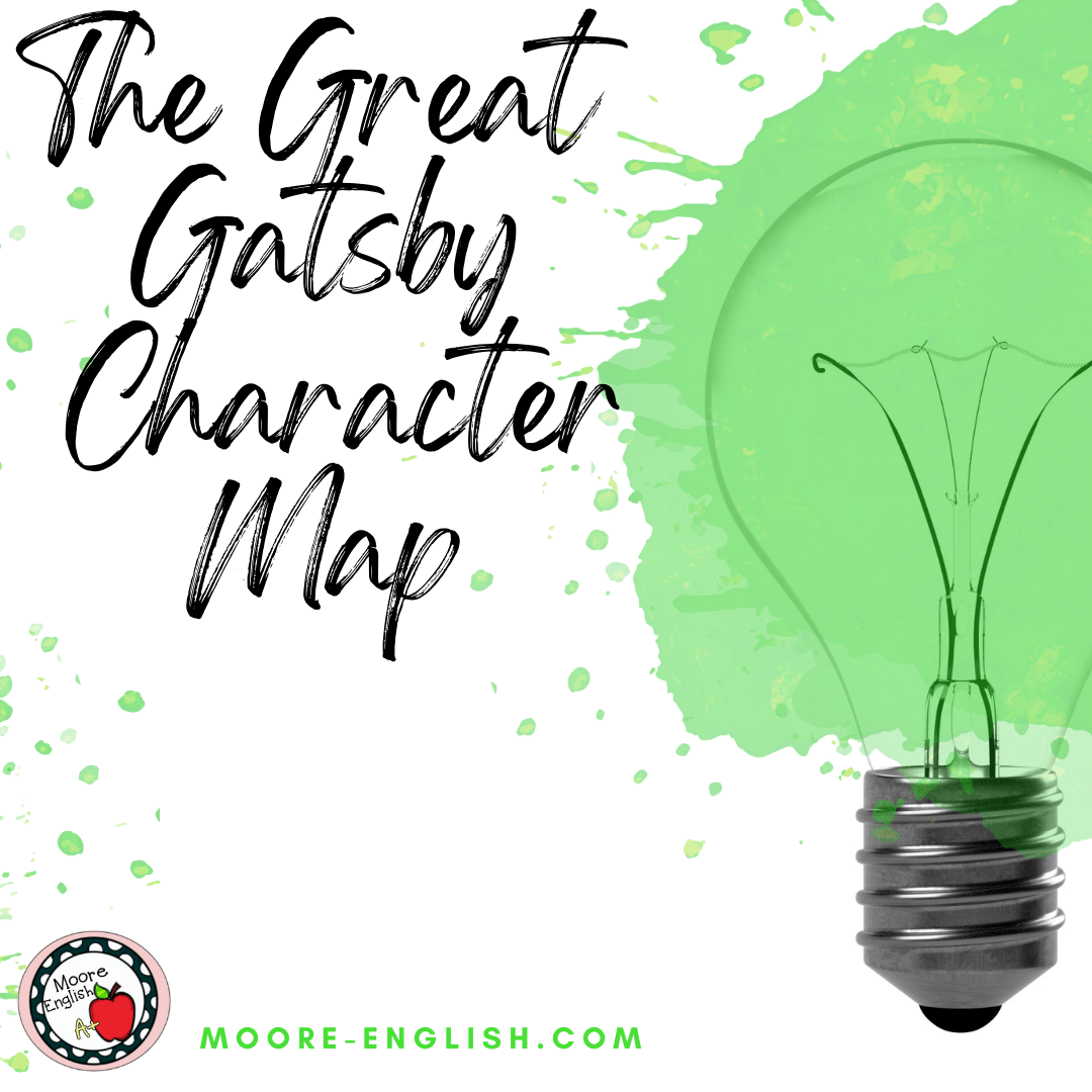 great gatsby character map