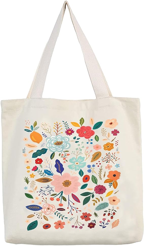 A floral tote