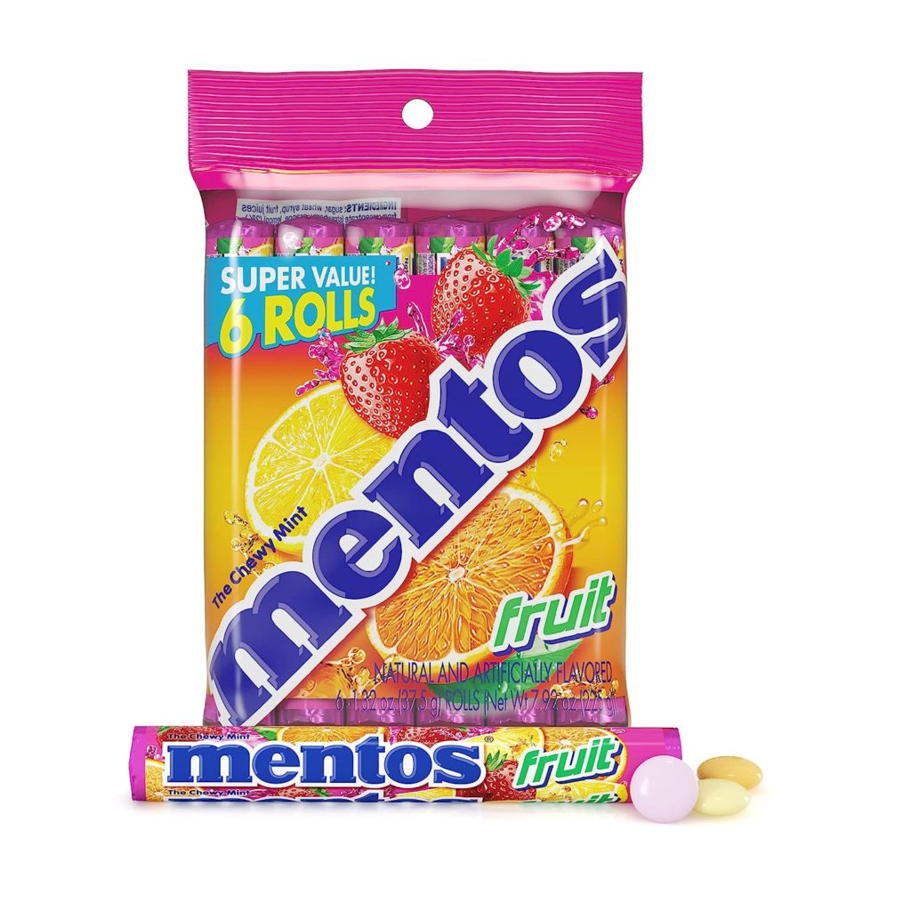 Packages of Mentos