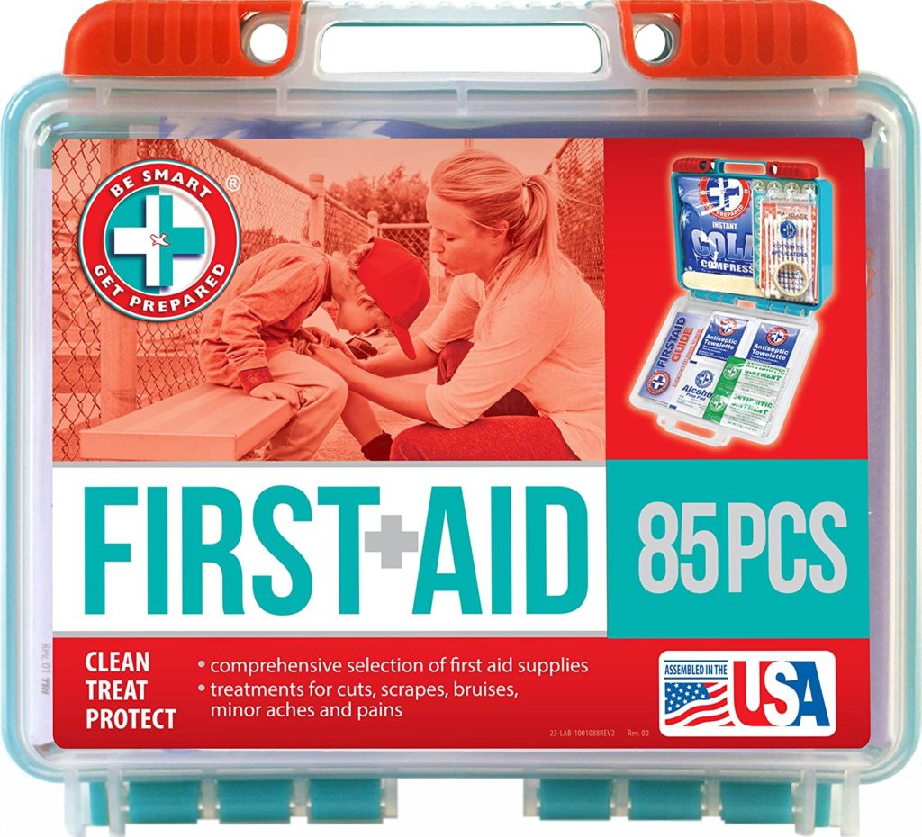 A small first aid kit