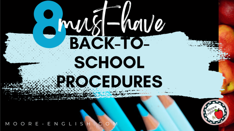 Colored pencils appear under text that reads: 8 Must-Have Back-to-School Procedures for a Successful Class