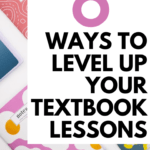 Colorful folders appear under text that reads: Jazz Up a Boring Textbook Lesson with These 6 Easy Ideas