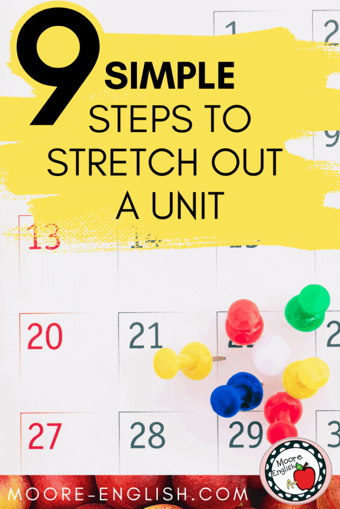 Thumbtacks appear on a calendar. This image appears under text that reads: No Sweat: Stretch a Unit with these 9 Simple Strategies